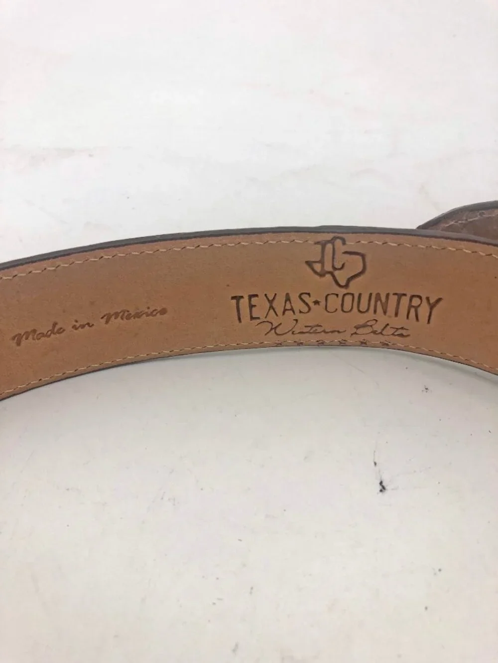 Texas Country Belts accents inches available